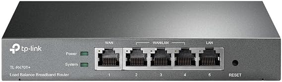 TP-Link Internal Universal Power Supply Load Balance Broadband Router (TL-R470T+)