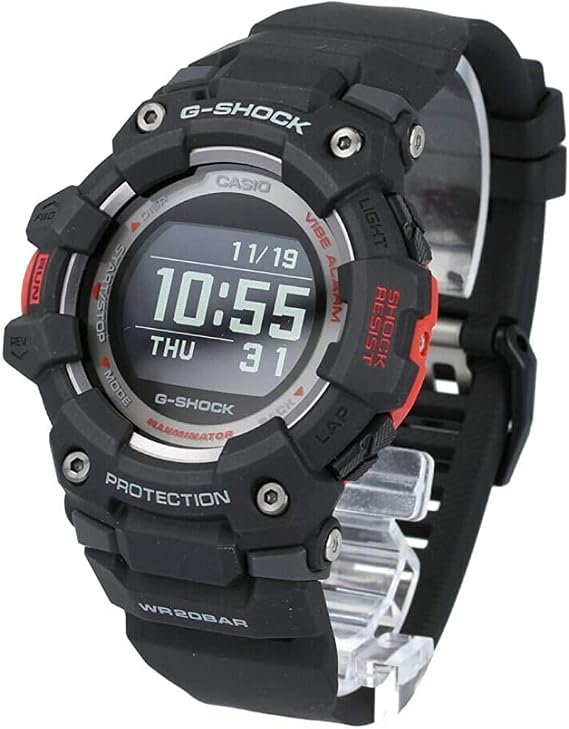 Casio G-Shock Men's GBD-100 Wristwatch Parallel Import, black/black/red, Classic