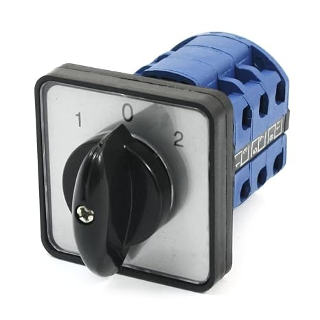 660V 12A 3 Position 3P Rotary Cam Changeover Switch
