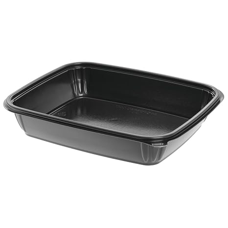 Anchor Packaging 4542080/M1280 Black Mega-Meal 80 Oz Tray - 100 / CS