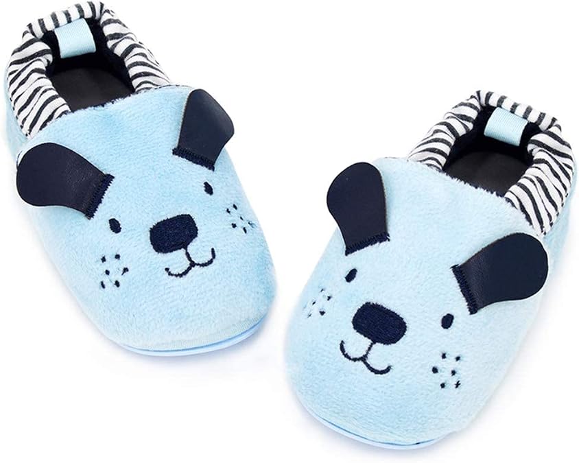 LAFEGEN Baby Boy Girl Walking Shoes Non Slip Soft Sole Infant Toddler Slipper Newborn Moccasins First Walker House Crib Sneaker Shoes