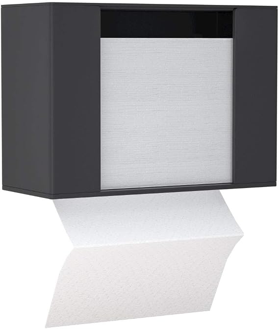 HIIMIEI Acrylic Paper Towel Dispenser Wall Mount, Hand Towel Dispenser