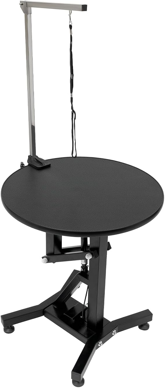 Pet Grooming Table, Lift Dog Grooming Table Small to Medium Dog Grooming Station, 27.56-40.16In Adjustable Height Home Pet Grooming Table Trimming Table Drying Table, Capacity 110 lbs