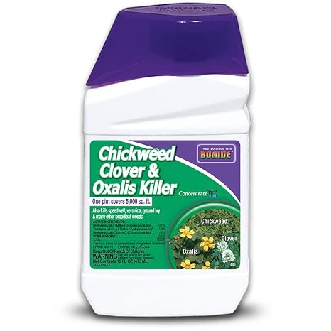 Bonide Chickweed, Clover and Oxalis Killer, 16 oz Concentrate