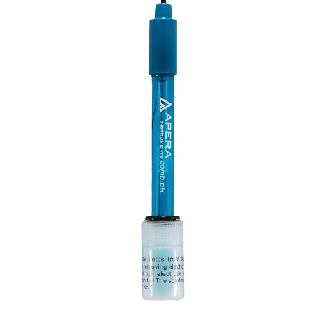 APERA INSTRUMENTS 201DJ-C Double-Junction pH Electrode, BNC Connector, 3 Ft Cable, PC Body