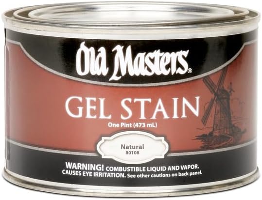 Old Masters 80108 Gel Stain Pint, Natural, 1
