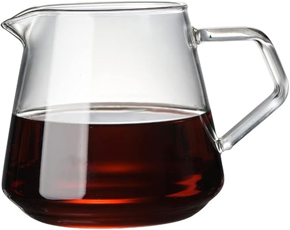 Glass Range Coffee Server ,Borosilicate Glass Coffee Server,suitable for brewing coffee, milk , tea (650ml/22 oz)