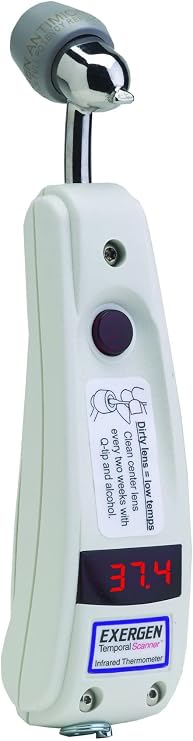 Temporal Scanner Temporal Contact Thermometer LCD Display 124275S 1 Each