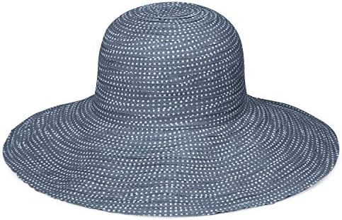 Wallaroo Womens Scrunchie Sun Hat Small or Medium, UPF 50 Sun Protection, Packable and Adjustable, Sun-Smart Hat