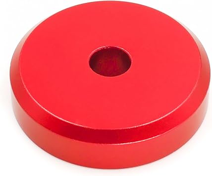45 Record Adapter Aluminum 45 RPM Adapter for Record Player red