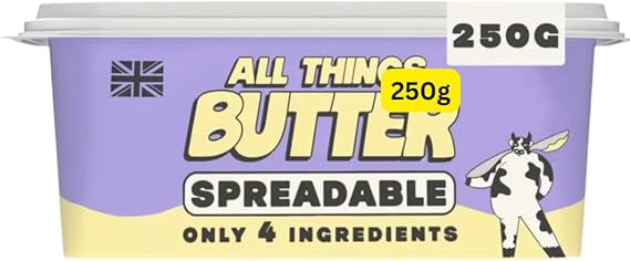 Salted Spreadable Butter, 250g All-thing-butter (1x250g)