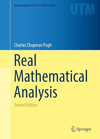 Real Mathematical Analysis (Undergraduate Texts in Mathematics)