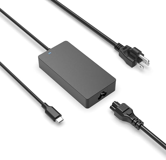 100W 90W 65W USB-C AC Charger Fit for MSI Summit E16 E15 E14 E13 Flip Evo, Fit for Prestige 15 14 13 A11 12 13M/MT/UCT/SCST/UD/UDT/SCS/SC/SCX/ B13M Laptop Power Supply Adapter Cord