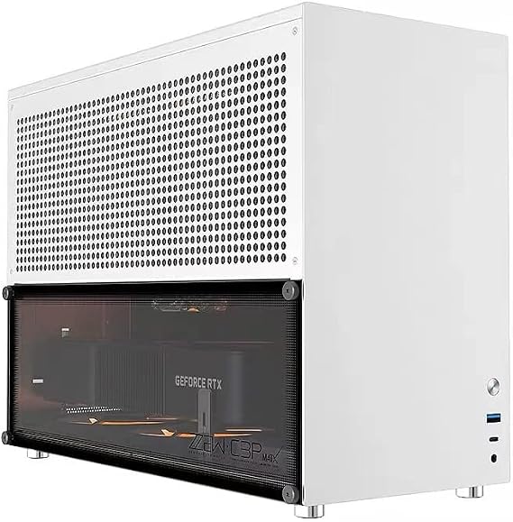 Desktop PC ZZAW C3P(C3 Upgraded Version) MATX Computer Case ATX/SFX/SFX-L PSU 360/240/120 Water-Cooling 2023 ITX Chassis Long Graphics Aluminum Alloy DIY Installation for Gaming and Home Use