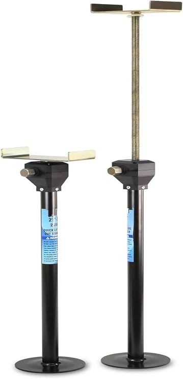Car Jacks 2 Heavy Duty Quick-Lift RV Slide Out Stabilizer Jacks 5000lbs Adjust 26"-49" Truck Jack