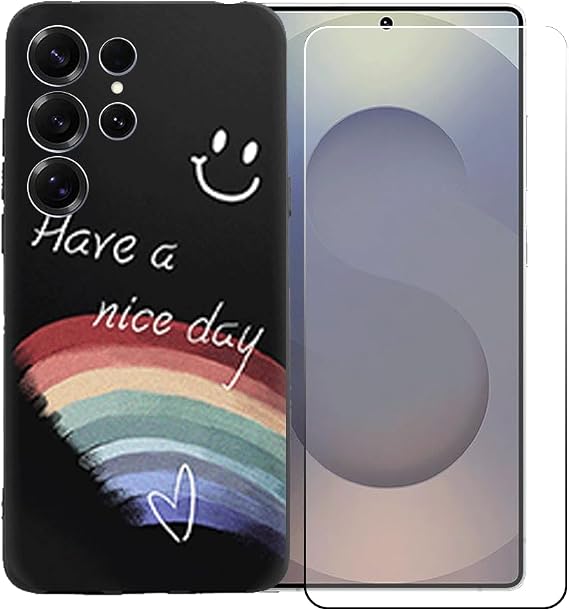 TPU Cover for MMY I25 Ultra + HD Tempered Glass, Silicone Shell Bumper Protective Back Case - 9 Hardness Anti-Scratch Screen Protector for MMY I25 Ultra - OYLLM44