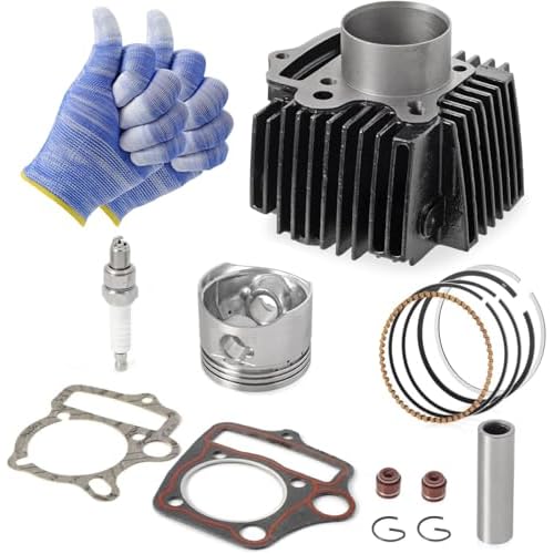 Cylinder Top End Kit,52.4mm Cylinder Big Bore Kits With Gaskets Piston Ring,Taotao 110 Atv Parts For 4 Stroke 110cc Chinese Parts Atv Go Kart Dirt Bike, Coolster Falcon Engine Parts