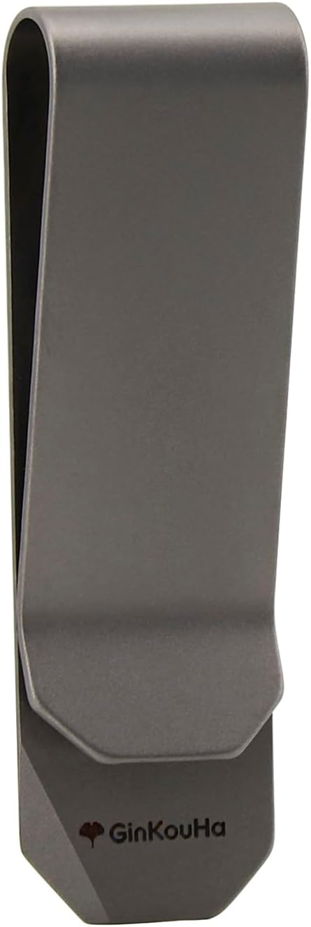 Titanium Money Clip, 4 in 1 Multifunction Credit Card Money Cash Clips Business Card Holder - Wallet-Clip, Screw Tool,Box Opener, Mini Ruler, Gift (2.1" x 0.88")