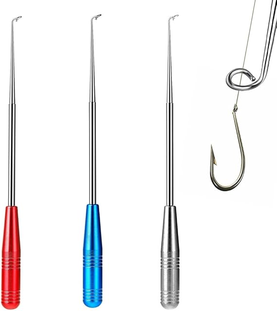 Fishing Unhook, 2024 Upgraded Fishing Hooks, Quick Remover, Pack of 3, Large Size, Stainless Steel Hook Remover, Fishing, Portable Hoe Remover Fishing for Small and Large Fishing Hooks