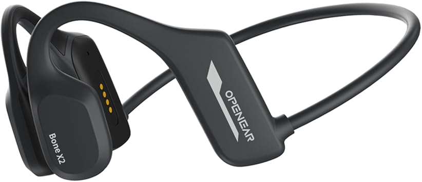 Bone Conduction Headphones IPX68 Waterproof MP3 Swimming Headphones Underwater Music Player Built-in 16G Memory open ear headphones bone conduction headphones bluetooth 5.2 Running Driving (Dark)