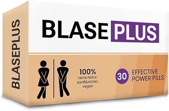 Blase Plus - 30 Capsules for Bladder Diseases and Irritation Bladder - Strong and High Dose - Discreet Delivery