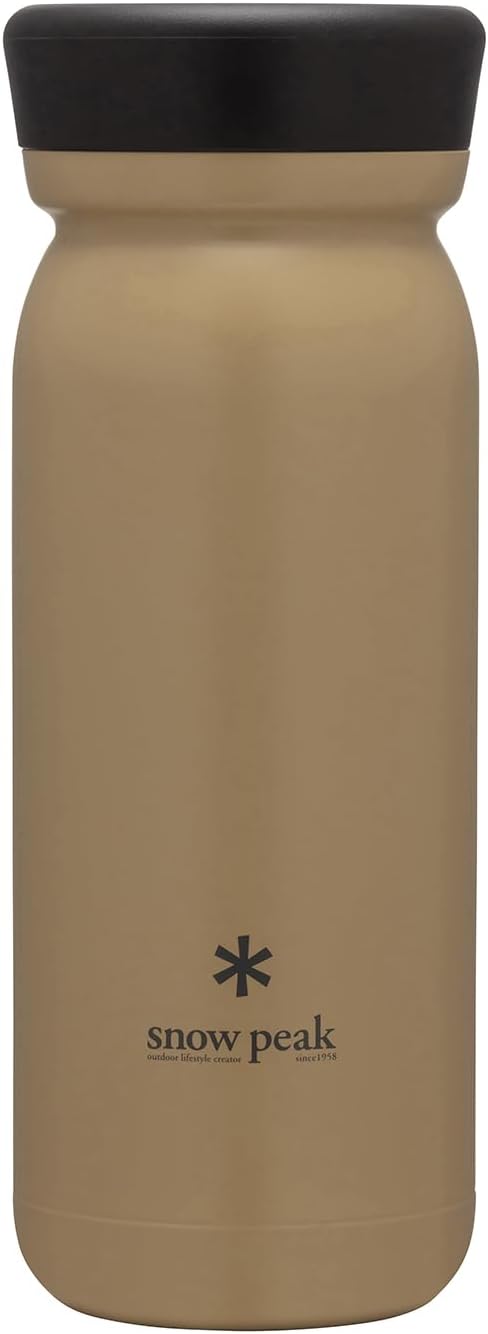 Snow Peak スノーピーク Stainless Vacuum Bottle Type M500 Sand TW-501-SN