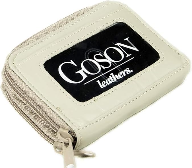 Goson Womens Leather Mini Wallet Credit Cards Cash Coin Holder
