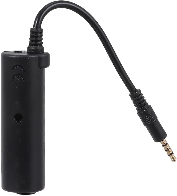 YARNOW Guitar Interface Converter for Electric Guitar Mobile Phone and Tablet Audio Adapter Compatible with Recording and Amplifier Equipment