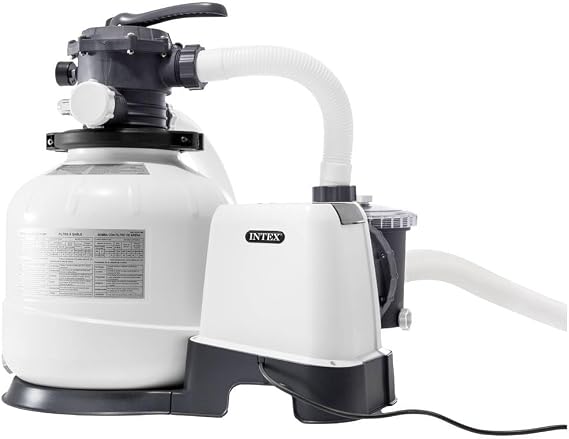 Intex Krystal clear sand filter pump.