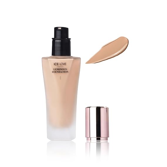Liquid Foundation Makeup, Matte Full Coverage Hydrating Foundation Concealer, Color Correcting Moisturizing Face Makeup for All Skin (Medium Beige, Large)