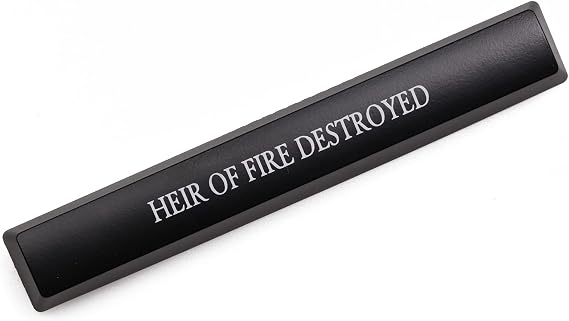 Novelty Shine Through Keycaps ABS Etched Souls 3 black red for mechanical keyboard enter backspace Spacebar you died Bonfire Lit Heir of Fire Destroyed Lord of Cinder Fallen (Black SpaceB HOFD)