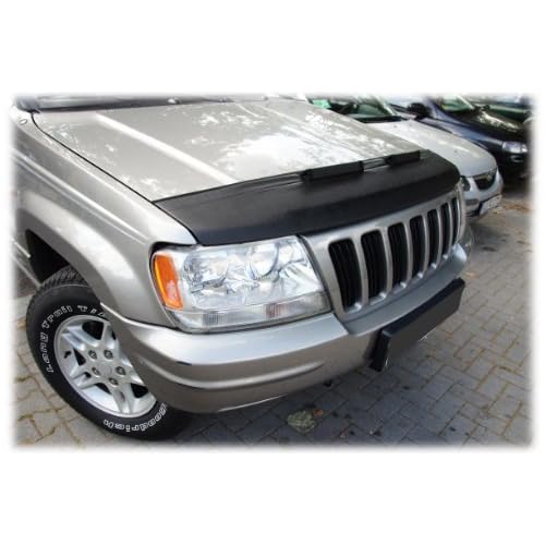 Hood Bra Front End Nose Mask Compatible with Jeep Grand Cherokee 1999-2004 Bonnet Bra STONEGUARD Protector Tuning