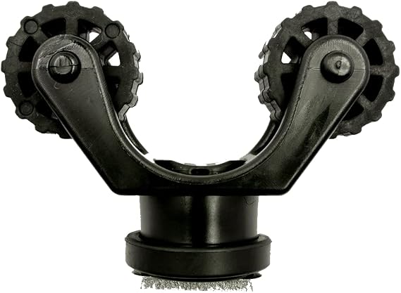 YakAttack RotoGrip Kayak Paddle Holder - Color Options | Secure & Low-Profile Paddle Holder | Track Mount Compatible with GearTrac, MightyMount, and Most Kayak Track Systems | Rail Mount Oar Grip