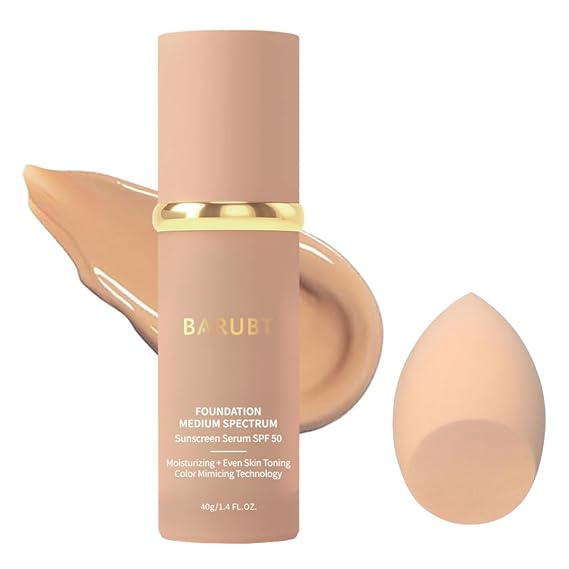 4 in 1 Color Changing Foundation SPF 50, 1.41 fl oz Liquid Makeup