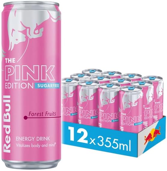 Red Bull Pink Edition Sugarfree Forest Fruits 355ml 12 Pack