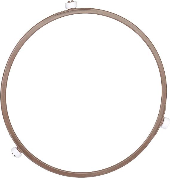 7" Microwave Turntable Ring with 12 mm Rollers, Microwave Oven Tray Support, Glass Plate Rotating Roller Ring, Ring Outer Diameter 7 inch (17.8 cm), Roller Height 12 mm