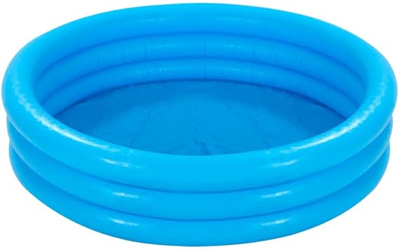 INTEX 58426EP Crystal Blue Inflatable Kiddie Pool, 58in x 13in, for Ages 2+