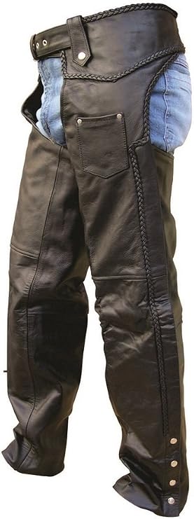 Unisex Adult AL2418 Chaps 3X-Small Black