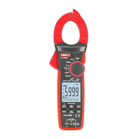 UNI-T UT208B Digital Clamp Meter DC/AC 1000A 1000V Current Voltage Tester Amperimetrica LPF ACV Auto Range 6000 Count Backlight Flashlight