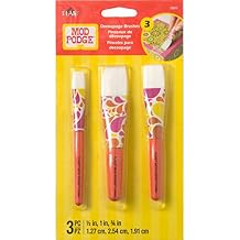 Mod Podge 10615 3 Piece Short Handle Brush Set