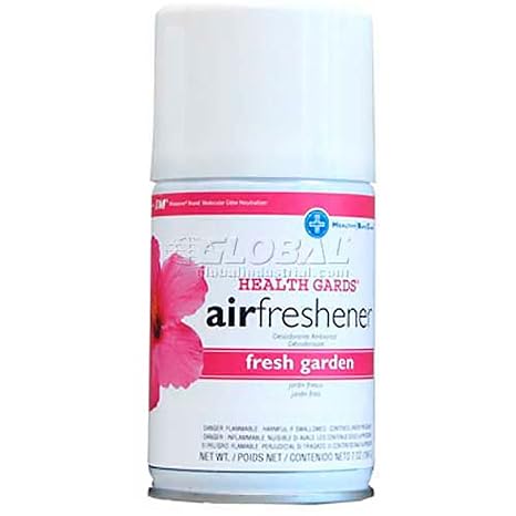 AirWorks 07932 Metered Aerosol Air Fresheners, Fresh Garden, 12/Case
