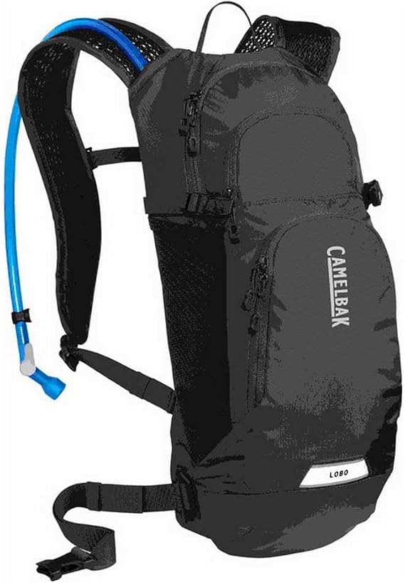 CamelBak Women's Lobo 9 Bike Hydration Pack 70oz, Charcoal/Black | Lightweight Hydration for Trail Riding, WomenSpecific Comfort and Fit, Cooling Back Panel for HighOutput Rides