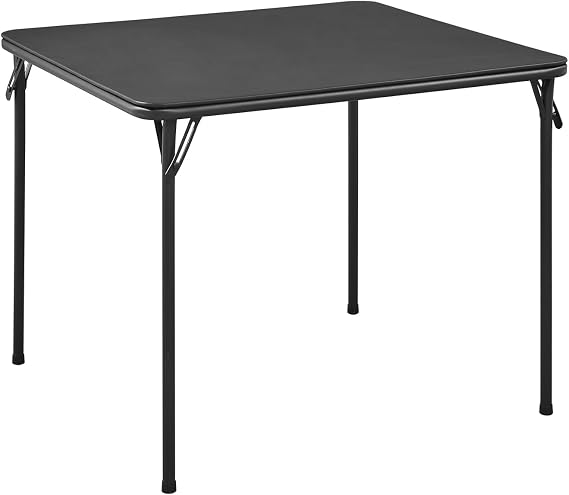 BOOSDEN 2.6 FT Square Folding Card Table, Foldable Table Indoor Outdoor