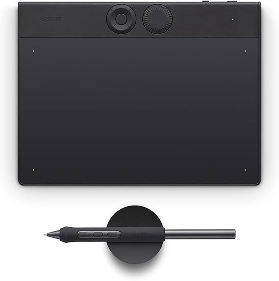 Wacom Intuos Pro Small, the innovative pen tablet incl. Wacom Pro Pen 3, compact and lightweight - ideal for creators on the go or those with limited desk space, without compromising on performance