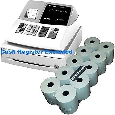 Brand 10 Rolls - for Sharp XE-A102 XEA102 XEA-102 Cash Register 
