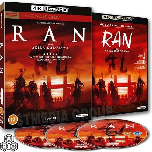 Ran 4K Special Edition (3-Disc Set) [4K UHD + Blu-ray] [Region Free]