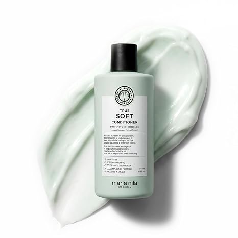 Maria Nila True Soft, Moisturizing Conditioner For Dry Brittle Hair, Argan Oil Remoisturises & Reduces Frizz, 100% Vegan & Sulfate/Paraben free