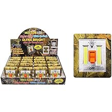 Diamond Visions 08-1869 COB Mini LED Assorted Camouflage Grain Pattern Portable Light Switch (2 Camo Frame Lights)