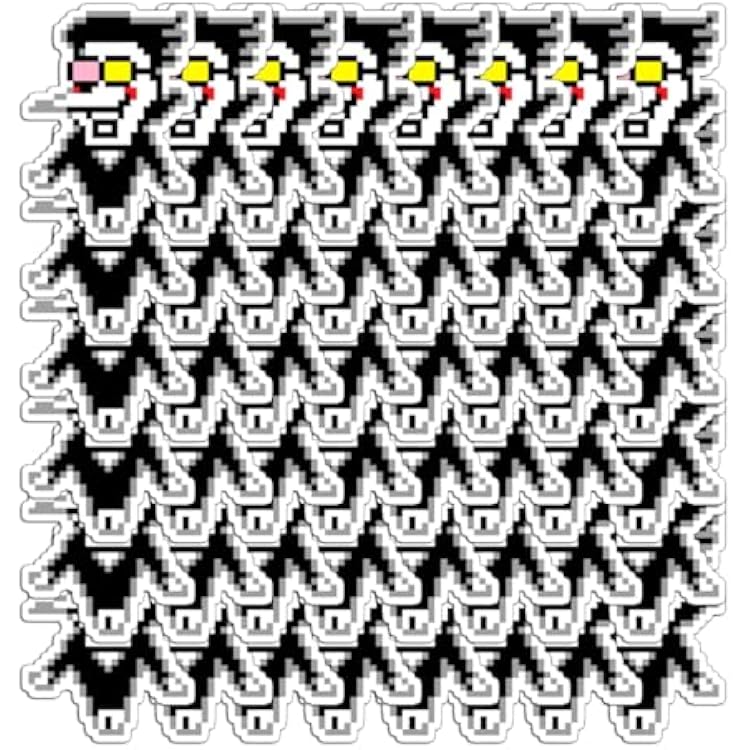 Stickers 48pcs Spamton Water Bottles Hard Car Phone Case Hat Bedroom for Kids Teens Adults Bike Laptop Motorcycle Wall Decoration Bumper Skateboard