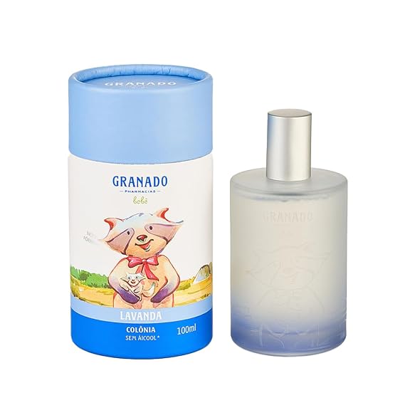 Granado - Linha Bebe - Colonia Lavanda Sem Alcool 100 Ml - (Baby Collection - Lavender Eau De Cologne 3.38 Fl Oz)